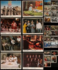 4a0700 LOT OF 29 MINI LOBBY CARDS & COLOR STILLS 1950s-1980s a variety of cool movie scenes!