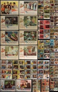 4a0281 LOT OF 138 LOBBY CARDS 1950s-1960s incomplete sets from several different movies!