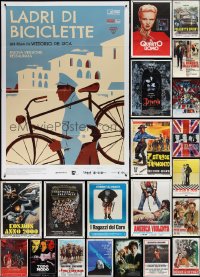 4a0087 LOT OF 26 FOLDED ITALIAN ONE-PANELS 1960s-2010s a variety of cool movie images!