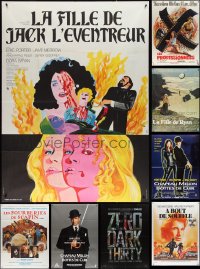 4a0063 LOT OF 12 FOLDED 1960s-2010s FRENCH ONE-PANELS 1960s-2010s great images from several movies!