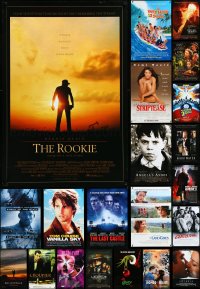 4a0928 LOT OF 25 UNFOLDED MOSTLY DOUBLE-SIDED 27X40 ONE-SHEETS 1990s-2000s cool movie images!