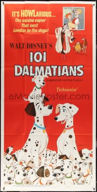 4b0246 ONE HUNDRED & ONE DALMATIANS 3sh R1969 most classic Walt Disney canine family cartoon!