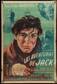 4b0279 LAS AVENTURAS DE JACK Argentinean 1949 great Raf art of Juan Carlos Barbieri, very rare!