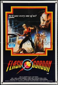 4b0320 FLASH GORDON Aust 1sh 1981 Casaro art of Sam Jones, Melody Anderson & Max Von Sydow!