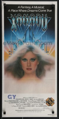 4b0439 XANADU Aust daybill 1980 Olivia Newton-John image, a place where dreams come true!