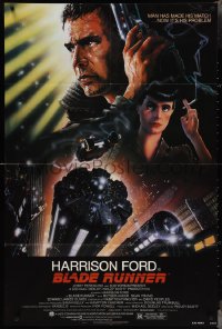 4b0840 BLADE RUNNER NSS style 1sh 1982 Ridley Scott sci-fi classic, art of Harrison Ford by Alvin!