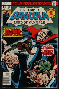 4b0174 TOMB OF DRACULA #58 comic book July 1977 art by Gene Colan & Tom Palmer, Blade fights alone!