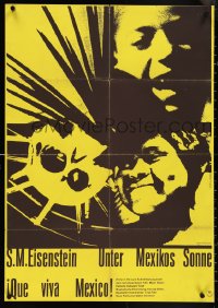 4b0312 TIME IN THE SUN German 1962 Seton edit of Eisenstein's Que Viva Mexico, Hans Hillmann, rare!