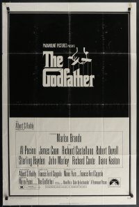 4b0948 GODFATHER 1sh 1972 Francis Ford Coppola crime classic, S. Neil Fujita!