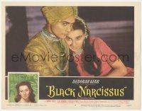 4b0504 BLACK NARCISSUS LC #6 1947 Powell & Pressburger, best close up of Sabu & Jean Simmons!