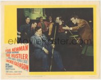 4b0574 HUSTLER LC #8 1961 pool pro Paul Newman tells Jackie Gleason it's his shot, gambling classic!