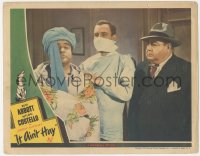 4b0580 IT AIN'T HAY LC 1943 Eugene Pallette watches doctor Bud Abbott & swami Lou Costello!