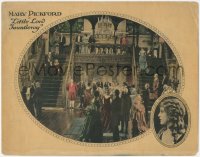 4b0588 LITTLE LORD FAUNTLEROY LC 1921 Mary Pickford dressed as boy on stairs watched by cast!