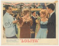 4b0589 LOLITA LC #5 1962 Stanley Kubrick, James Mason & Shelley Winters talk to Sue Lyon at dance!