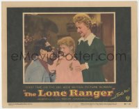 4b0591 LONE RANGER LC #2 1956 masked Clayton Moore with Bonita Granville & young Beverly Washburn!