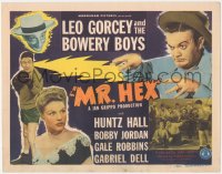 4b0469 MR HEX TC 1946 Leo Gorcey, Huntz Hall, Bowery Boys, Gale Robbins, great wacky boxing images!