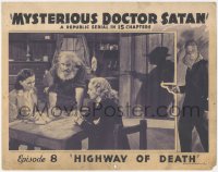 4b0611 MYSTERIOUS DOCTOR SATAN chapter 8 LC 1940 cool border art of masked hero, Highway of Death!