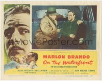 4b0617 ON THE WATERFRONT LC 1954 most classic taxi cab scene with Marlon Brando & Rod Steiger!