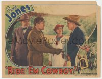 4b0633 RIDE 'EM COWBOY LC 1936 Buck Jones is a cowboy and race car driver, Luana Walters, rare!