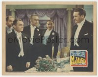 4b0663 TALES OF MANHATTAN LC 1942 George Sanders glares at Edward G. Robinson & others across table!