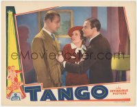 4b0664 TANGO LC 1936 close up of scared Marian Nixon between Chick Chandler & George Meeker!