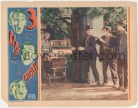 4b0670 THREE LIVE GHOSTS LC 1929 young Robert Montgomery w/2 guys, nurse, & baby in carriage, rare!