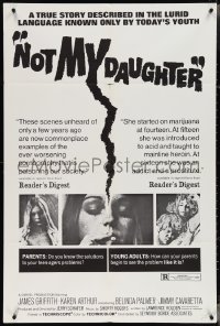 4b1011 LIKE IT IS 28x42 1sh R1975 James Griffith, Karen Arthur, drug addiction, Not My Daughter!