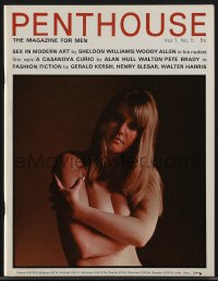 4b0194 PENTHOUSE vol 1 no 5 English magazine October 1965 sexy nude images & great articles, rare!