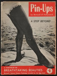 4b0202 PIN-UPS magazine 1950 super early Marilyn Monroe by Bruno Bernard of Hollywood, rare!