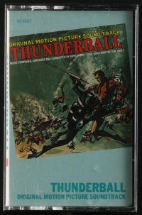 4b1266 THUNDERBALL soundtrack cassette 1984 original music from the movie!