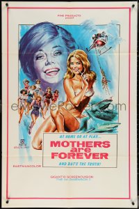 4b1045 MOTHERS ARE FOREVER 1sh 1973 great artwork of sexy half-naked woman!