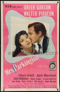 4b1048 MRS. PARKINGTON style C 1sh 1944 great romantic art of Greer Garson & Walter Pidgeon!