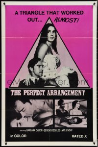 4b1082 PERFECT ARRANGEMENT 1sh 1971 love triangle sex, different sexy images!