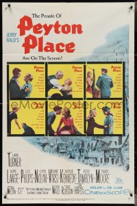 4b1084 PEYTON PLACE 1sh 1958 Lana Turner, from the novel of small town life by Grace Metalious