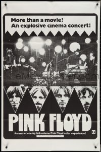 4b1088 PINK FLOYD 1sh 1974 an explosive rock & roll cinema concert in Pompeii!