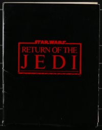 4b0272 RETURN OF THE JEDI presskit w/ 8 stills 1983 includes 2 supplements & screening program!