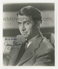 4b1248 JAMES STEWART signed 8x10 REPRO photo 1980s head & shoulders portrait of the leading man!