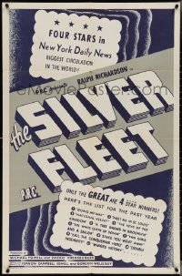 4b1138 SILVER FLEET 1sh 1945 Michael Powell & Emeric Pressburger, Dutch fighting Nazis in WWII!