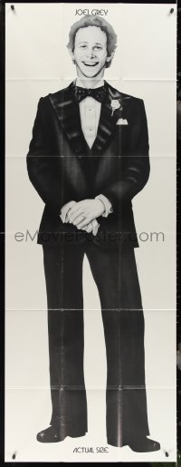 4b0227 JOEL GREY 27x72 special poster 1970s cool actual size poster of the actor in tuxedo, rare!