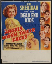 4b0051 ANGELS WASH THEIR FACES WC 1939 sexy Ann Sheridan with art of all the Dead End Kids, rare!