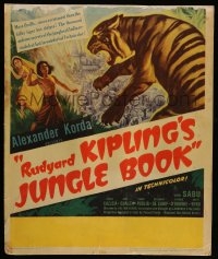 4b0090 JUNGLE BOOK WC 1942 directed by Zoltan Korda, Sabu, Rudyard Kipling story!