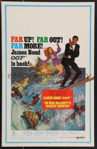 4b0105 ON HER MAJESTY'S SECRET SERVICE WC 1969 George Lazenby's only appearance as James Bond!