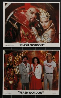 4b1415 FLASH GORDON 4 8x10 mini LCs 1980 Sam J. Jones, Melody Anderson, Timothy Dalton!