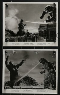 4b1393 KING KONG VS. GODZILLA 8 8x10 stills 1963 Gojira, one with image showing 1933 Kong!