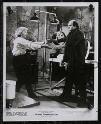 4b1430 YOUNG FRANKENSTEIN 3 8x10 stills 1974 Mel Brooks, Gene Wilder, Peter Boyle, Teri Garr!