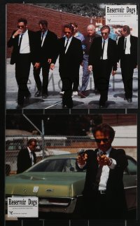 4b0282 RESERVOIR DOGS 8 French LCs 1992 Quentin Tarantino, Harvey Keitel, Steve Buscemi, Chris Penn!