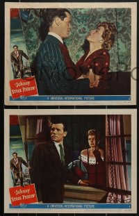 4b0770 JOHNNY STOOL PIGEON 3 LCs 1949 great images of Howard Duff, Shelley Winters, Dan Duryea!