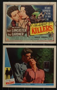 4b0716 KILLERS 8 LCs R1956 Burt Lancaster & sexy Ava Gardner, from Ernest Hemingway's story!