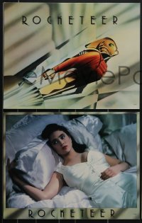 4b0724 ROCKETEER 8 LCs 1991 Disney sci-fi, Bill Campbell, Jennifer Connelly, TC by John Mattos!