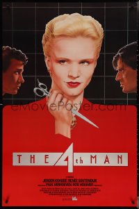 4c0757 4TH MAN 1sh 1983 Paul Verhoeven's De Vierde man, cool Vincent Topazio art of top stars!